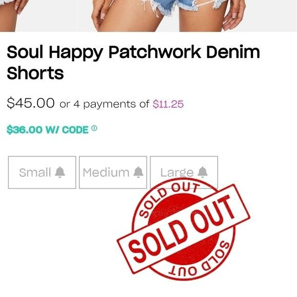 Soul Happy Patchwork Denim Shorts | High Waisted Frayed Hems - American Bazi - Jean Shorts