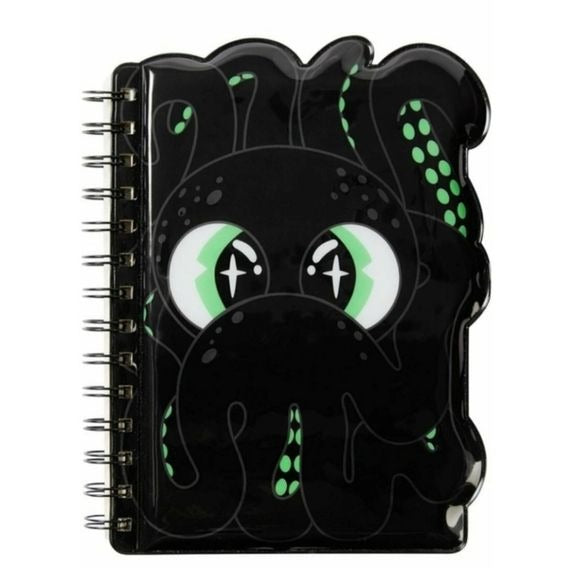 Cthulhu Gothic Journal | Black Green 3D Plastic Foam Board Lined Paper - Killstar - Journals