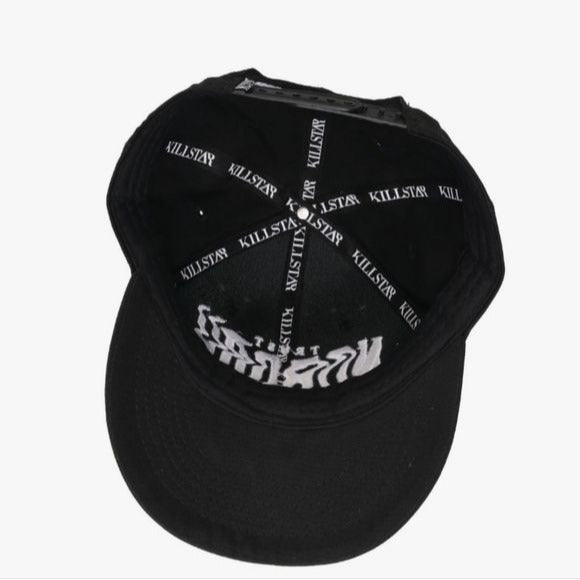 Trust Nobody Trucker Cap | Black Embroidery In White - Killstar - Hats