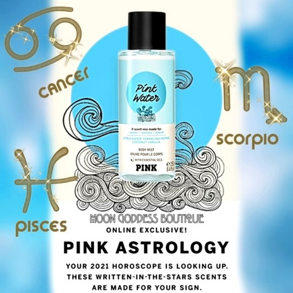 Astrology Body Refresher | WATER Sign Exclusive | Cancer/Scorpio/Pisces - PINK by Victoria's Secret - Body Sprays