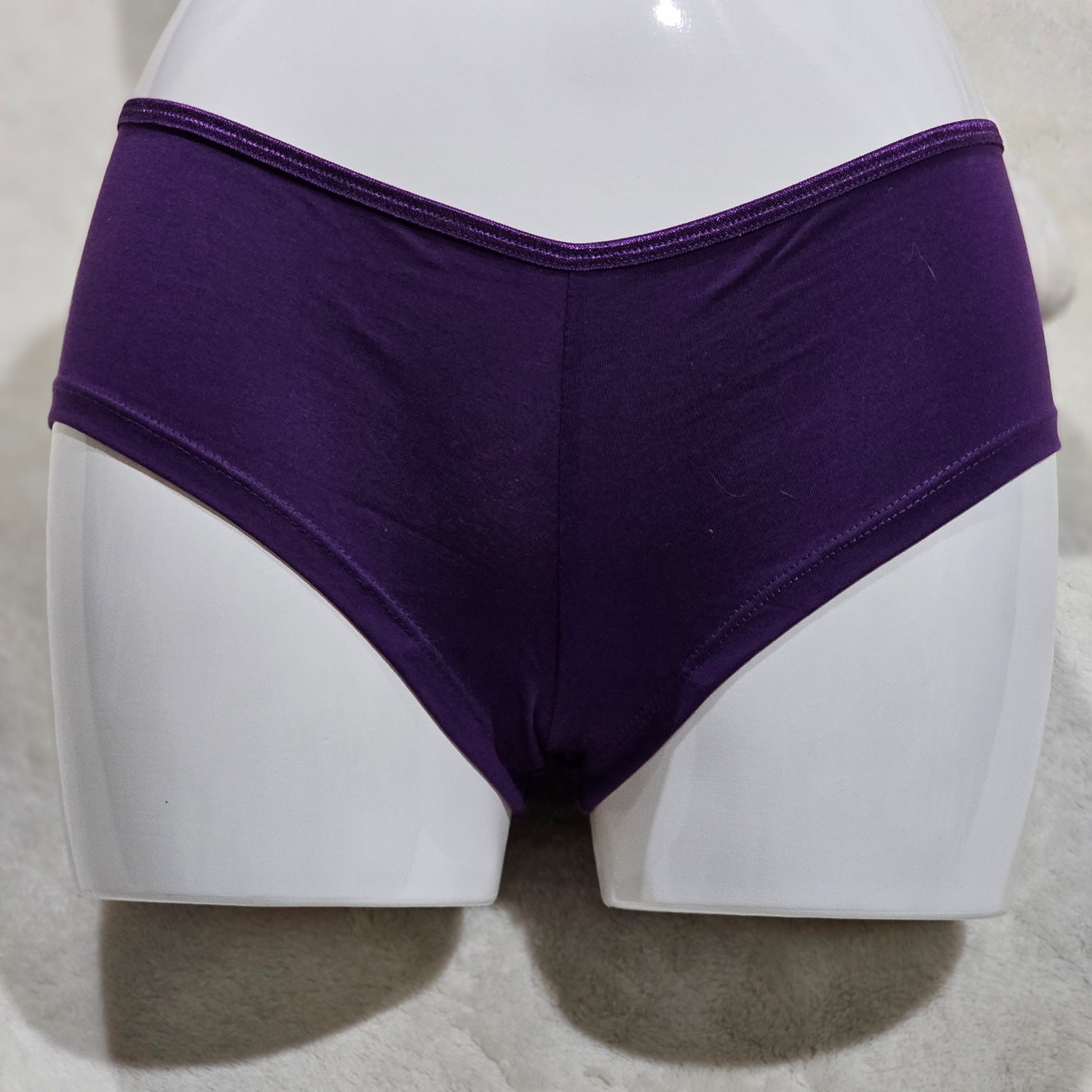 Royal Purple Panties | Let's Bone | Skelton Hands & Letter Graphics - Femfetti - Panties