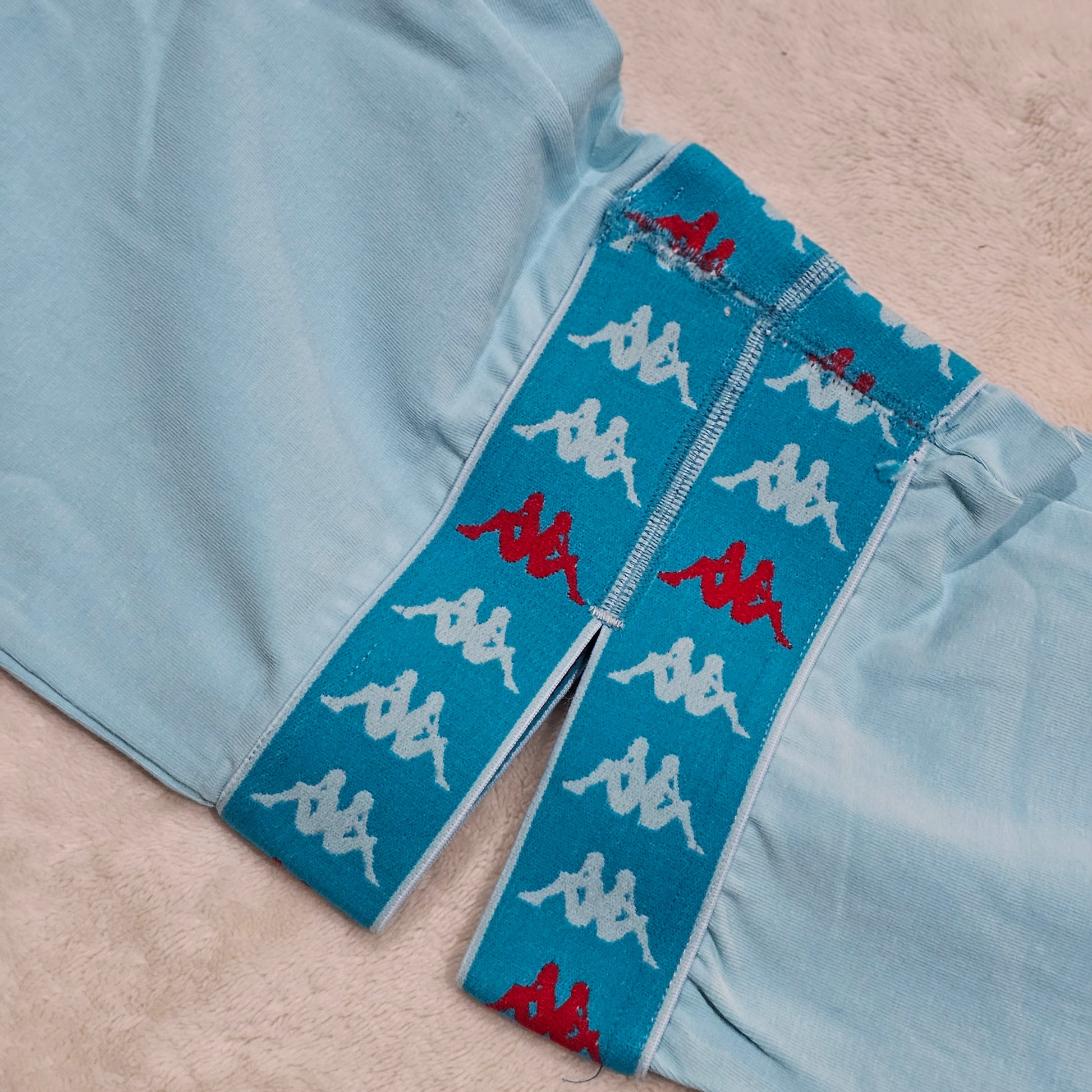 Kappa Blue 222 Banda Ikongo Leggings | High Rise Stretchy Omini Logo - Kappa - Leggings