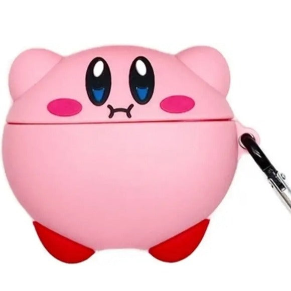 Kirby Pink Airpod Case | Airpods 3 (2021)/3rd Generation Case | Hanging Clip - A Gothic Universe - Airpod Cases