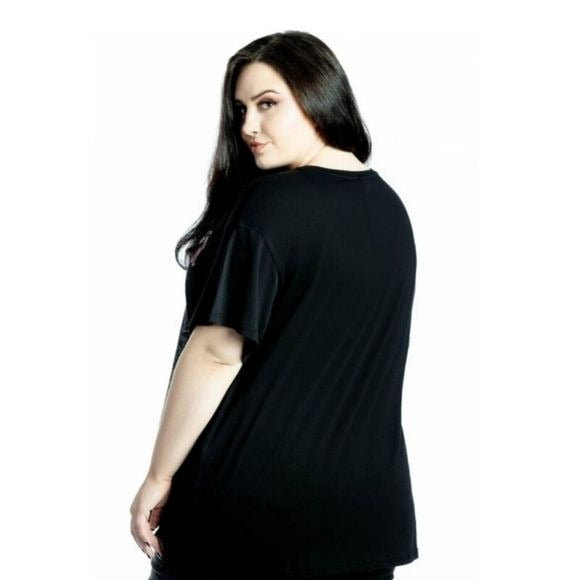 9th Gate | Oversized Super Soft Cotton Women's Gothic - Killstar - Tops