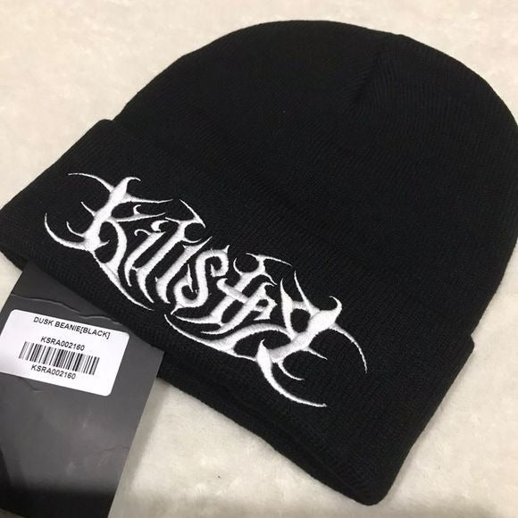 Unisex Adults Black Dusk Beanie - Killstar - Hats