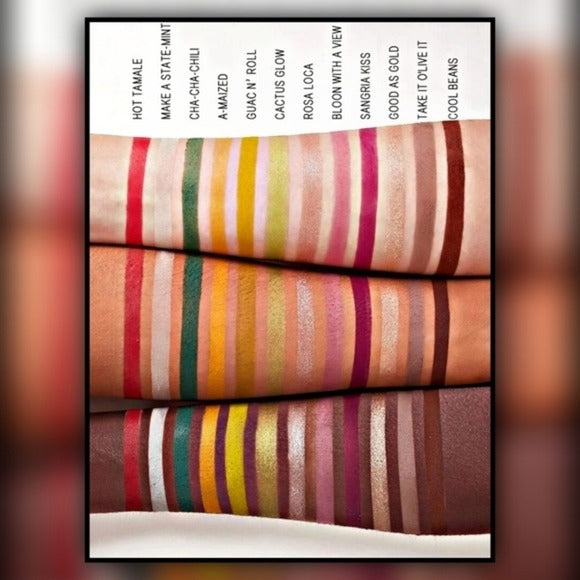 Eyeshadow Palette | STAY FUEGO MEXICO | Smudge Proof Taco About Perfection - SHEGLAM - Eyeshadows