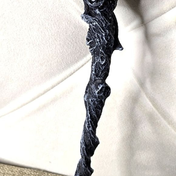 Raven Wand | Black Obsidian Hand Painted Acrylic 9½" - A Gothic Universe - Wand