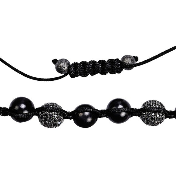 Shamballa | 31ctw Shungite Hematite Black Diamond - A Gothic Universe - Bracelets