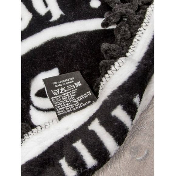 Lunar Spell Round Blanket | Contrasting Graphic Extra-soft Fleece - Killstar - Blankets