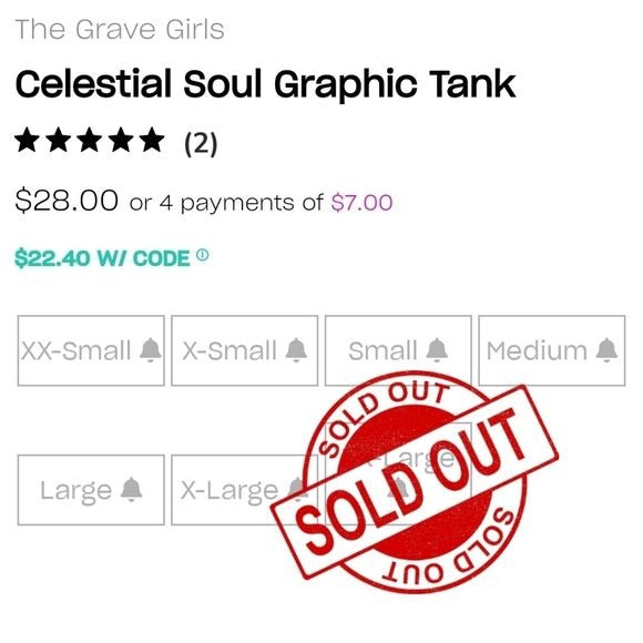 Celestial Soul Graphic Tank | Black Lace Trim Adjustable Straps - The Grave Girls - Tops