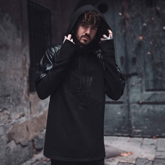 Vengeance Pullover Sweatshirt | Oversized Hood Black Soft Cotton - Killstar - Sweatshirts