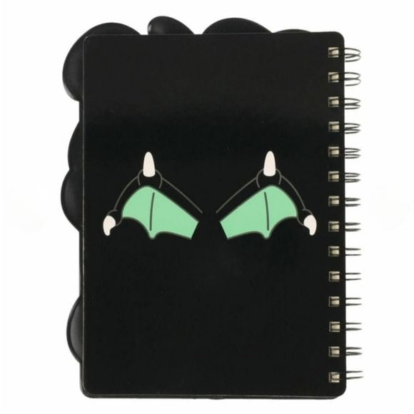 Cthulhu Gothic Journal | Black Green 3D Plastic Foam Board Lined Paper - Killstar - Journals