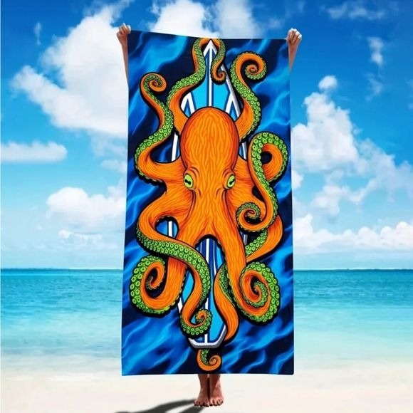 The Crackin Beach Towel | Premium Micro Fiber - A Gothic Universe - Beach Towels
