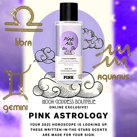 Astrology Body Refresher | AIR Sign Exclusive | Libra / Aquarius / Gemini - PINK by Victoria's Secret - Body Sprays