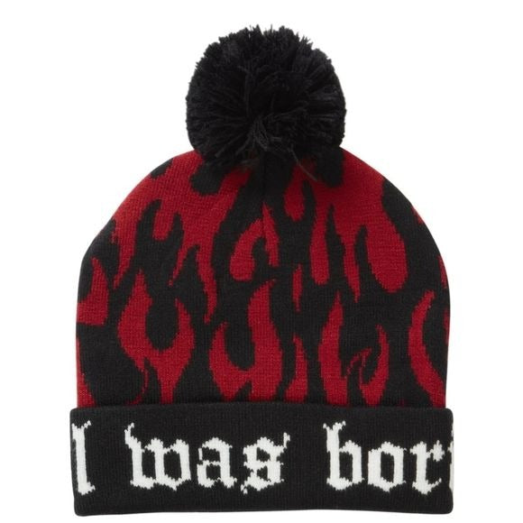 Killstar Boring Beanie | Black Super Soft Cotton - Killstar - Beanies