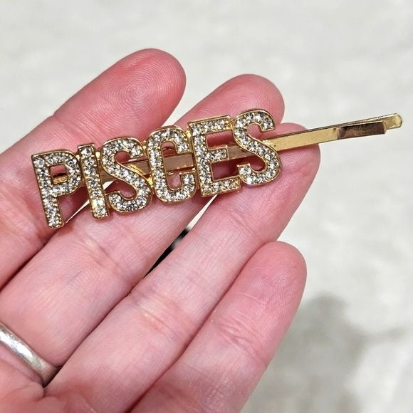 Ciel Hair Accessories | Pisces Zodiac Rhinestone Hair Pins - Dolls Kill - Hair Pin