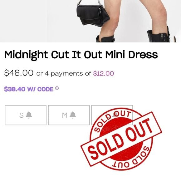 Midnight Cut It Out Mini Dress | Black Open Back - Tresser - Dresses