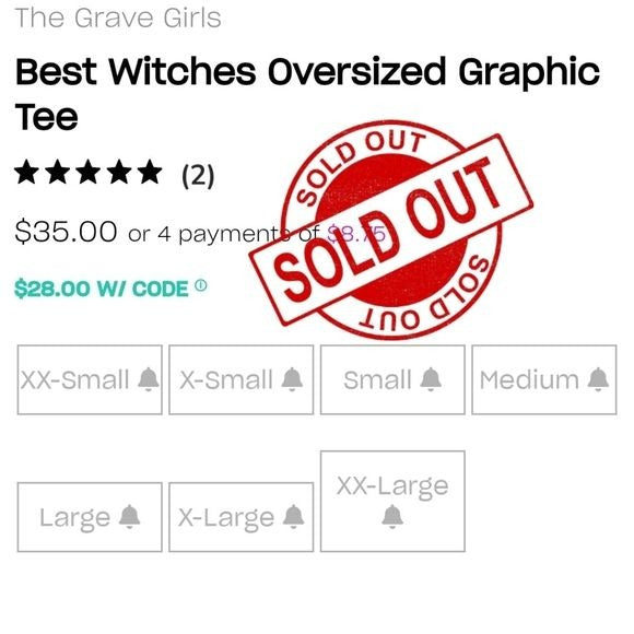 Best Witches Oversized Graphic Tee | Black Short Sleeves - The Grave Girls - Tops