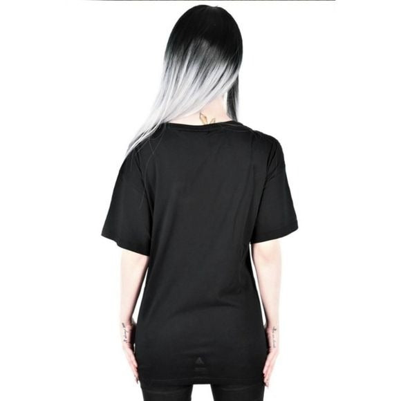 9th Gate | Oversized Super Soft Cotton Women's Gothic - Killstar - Tops