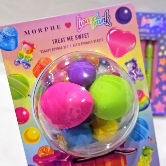 Lisa Frank Makeup Set | Beauty Sponge Set / Lip Crayon Set Limited Ed. - Morphe - Makeup