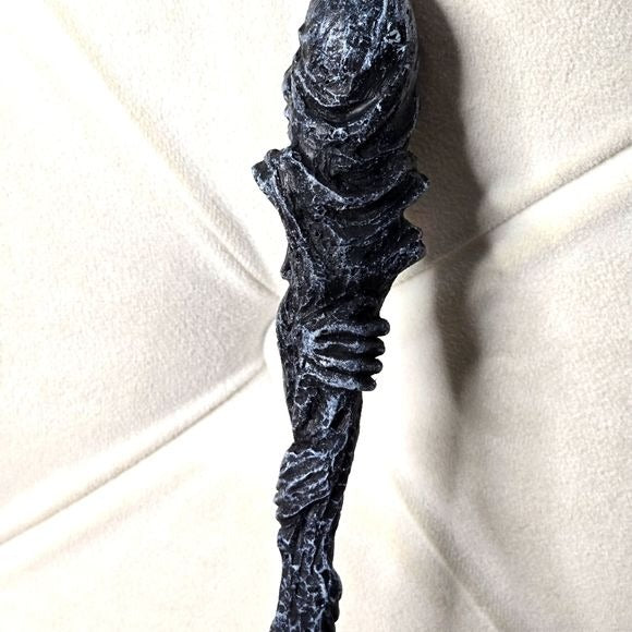 Grim Reaper Wand | Black Hand Painted Acrylic 9½" - A Gothic Universe - Wand