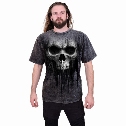 ACID SKULL - Acid Wash T-Shirt