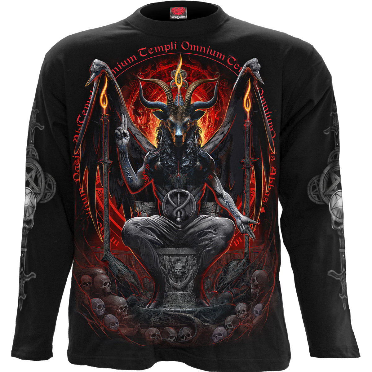 BAPHOMET - Longsleeve T-Shirt Black -  - T-Shirts - Long Sleeve