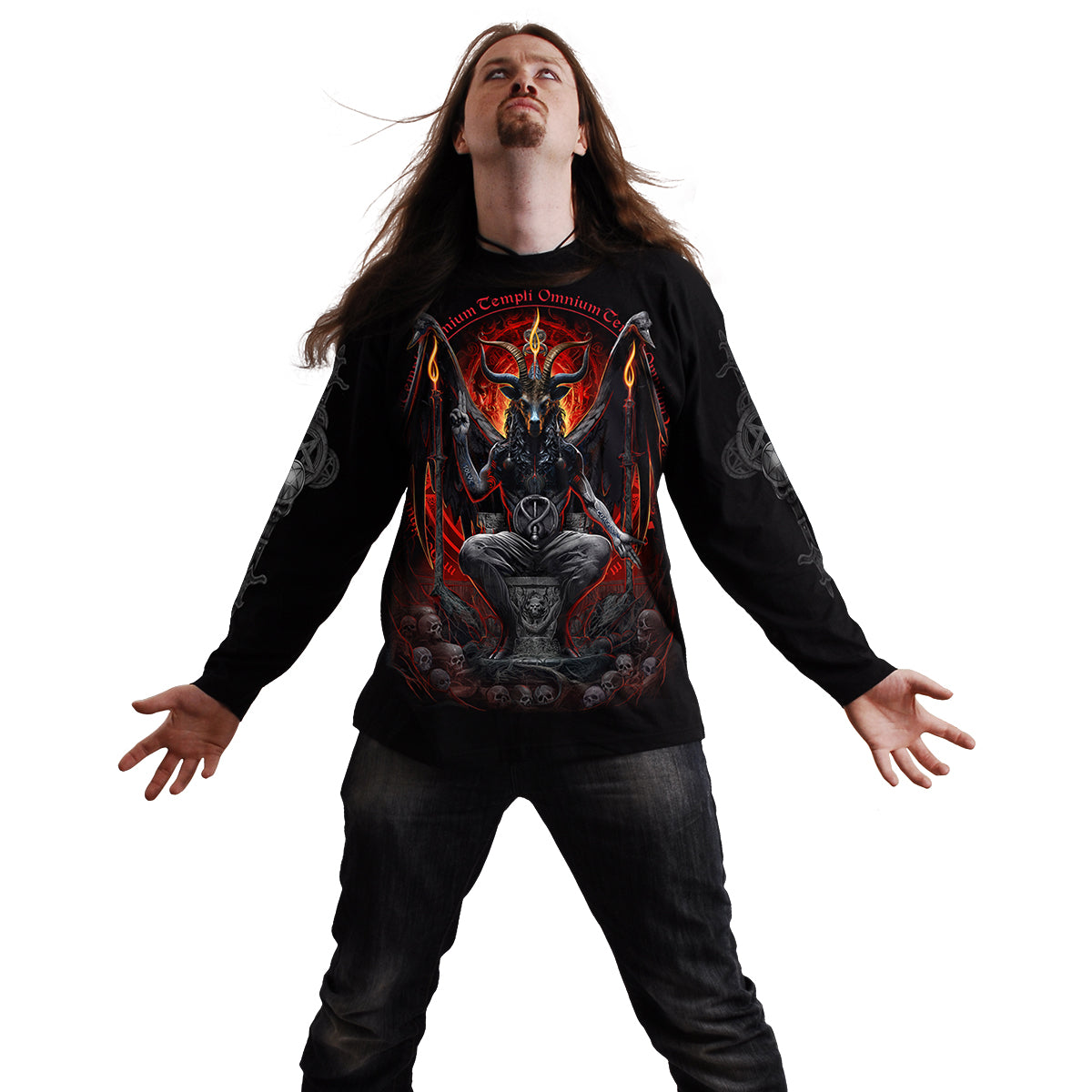 BAPHOMET - Longsleeve T-Shirt Black -  - T-Shirts - Long Sleeve