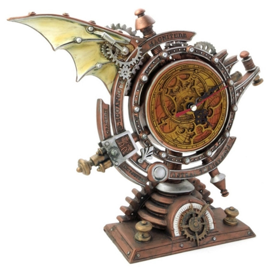 The Stormgrave Chronometer Clock | Steam Punk Hand Painted - Alchemy Empire - Clocks