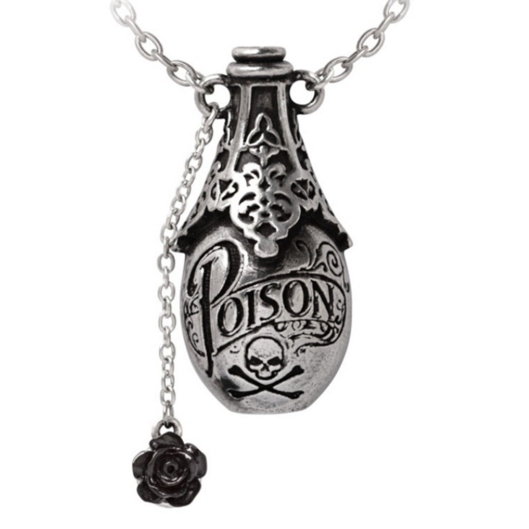Lucerzia's Fix Necklace | Silver Antiqued Pewter - Alchemy Gothic - Necklaces