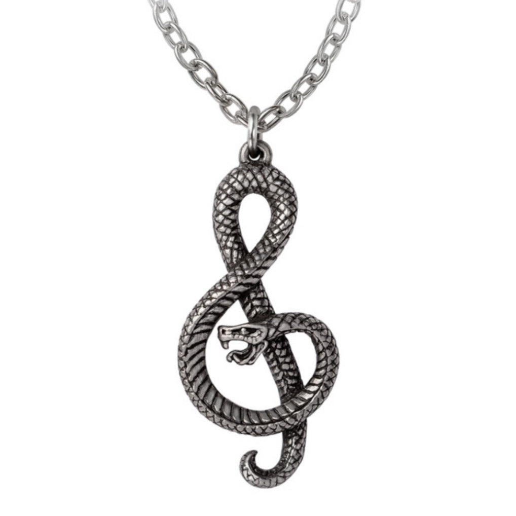 Playing The Devil's Tune Pendant | Silver - Alchemy Gothic - Necklaces