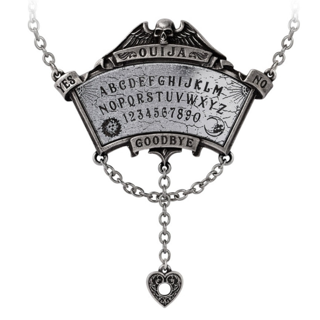 Crowley's Spirit Board Necklace | Fine English Antiqued Pewter - Alchemy Gothic - Necklaces