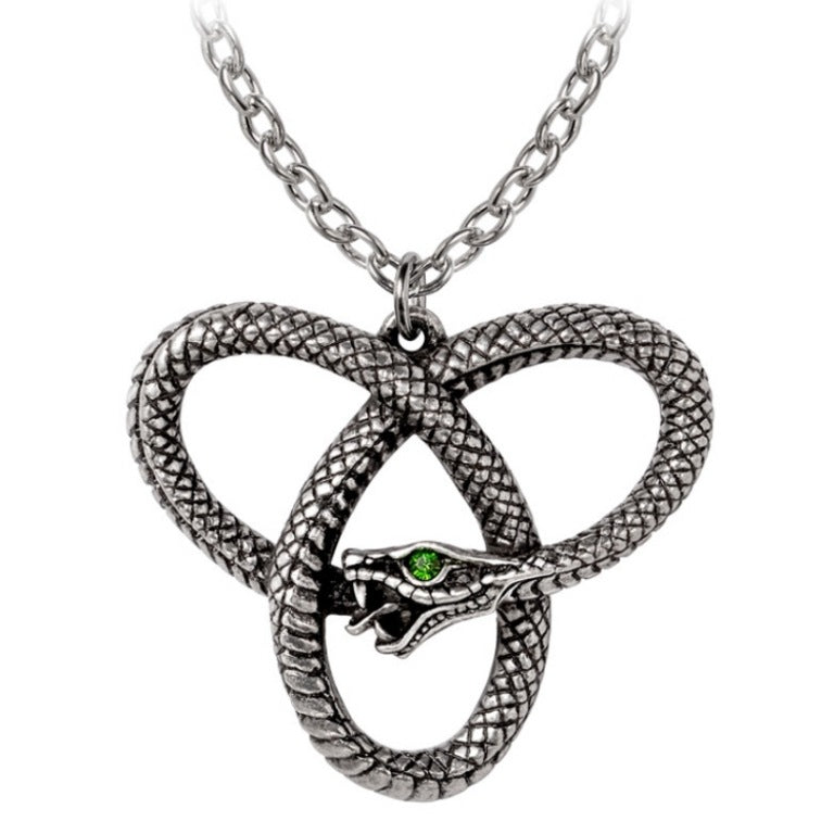 Eve's Triquetra Pendant | Fine Antiqued Pewter - Alchemy Gothic - Necklaces