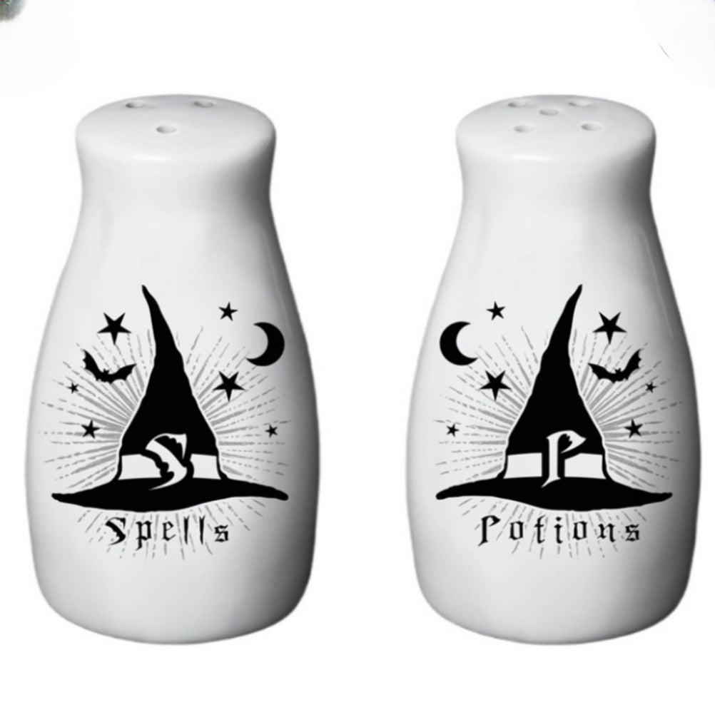 Spells / Potions | Salt & Pepper Set - Alchemy Gothic - Salt & Pepper Shakers