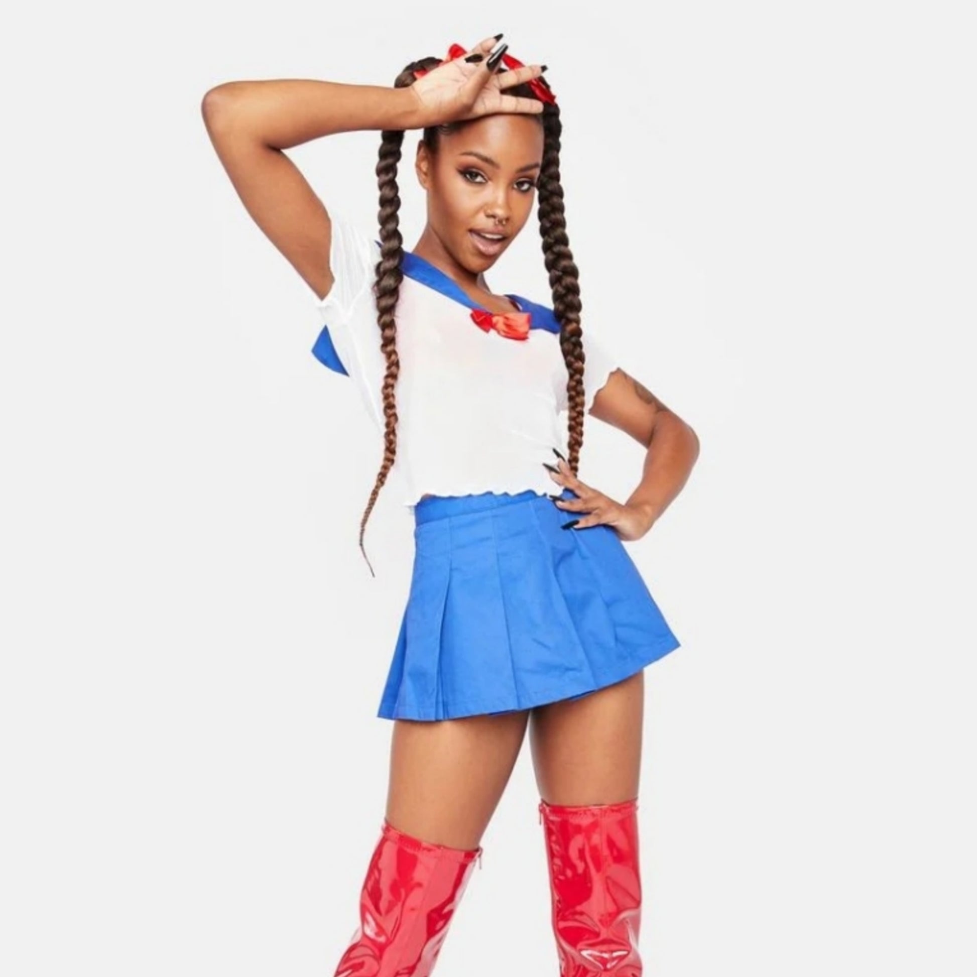 Sailor Moon Costume Set | Sea Me Shine | Red White & Blue - Trickz N Treatz - Costumes