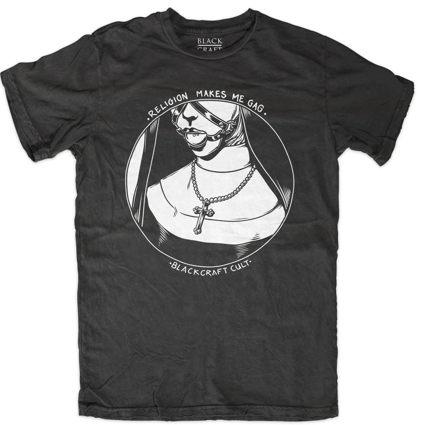 Unisex T-Shirt | Gag Order | 100% Cotton Black Tee Regular Fit - Blackcraft Cult - Shirts
