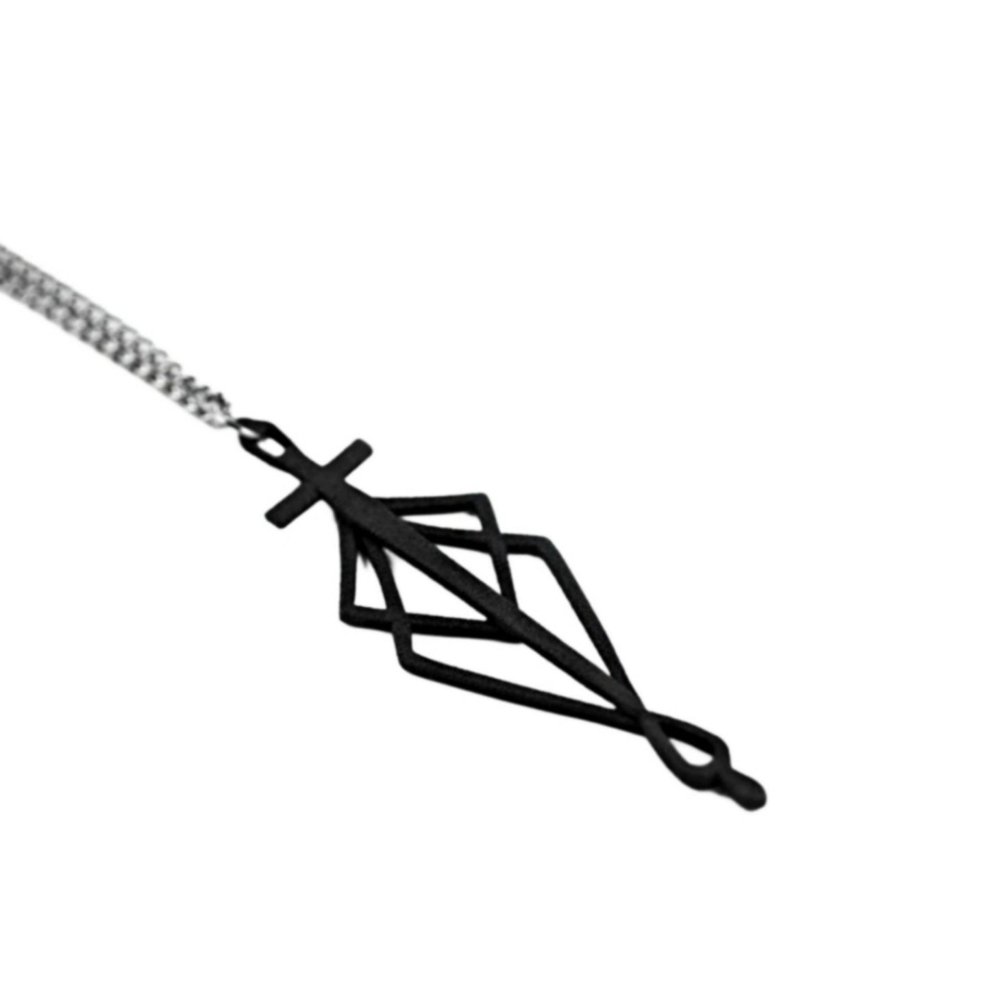 Light Over Dark Choker | 3D Witch Spider Silk Blade Black Necklace - Rogue + Wolf - Chokers