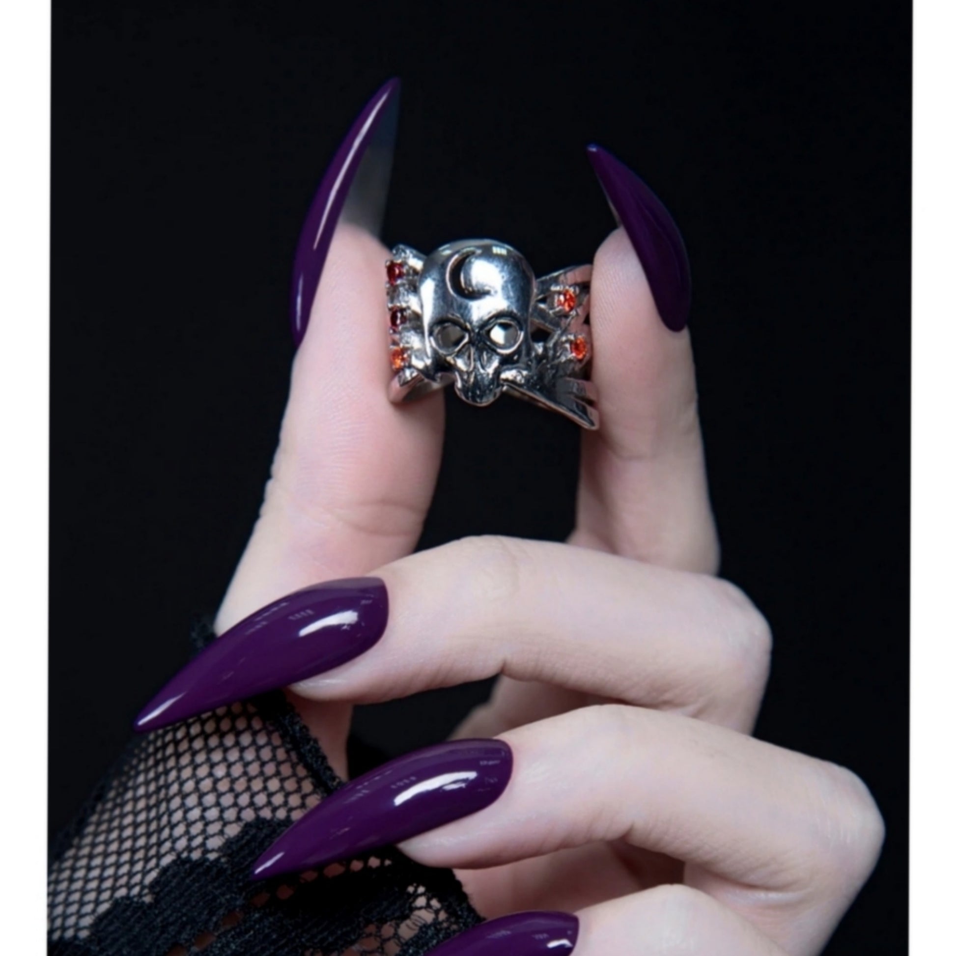 Mirror Stainless Steel Ring | Sands of Time 925 Gemstones Skull 6 - Rogue + Wolf - Rings