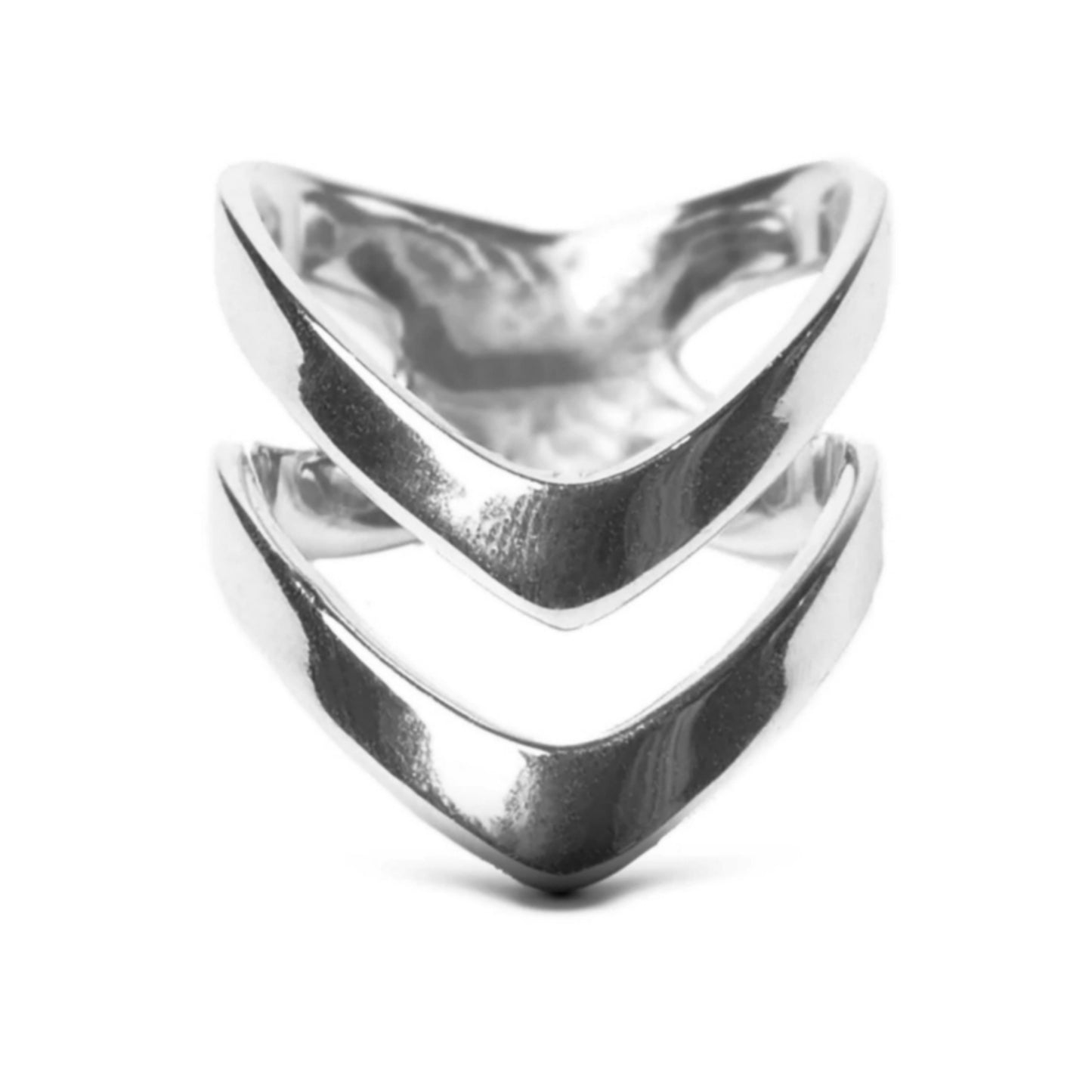 Mirror Stainless Steel Ring | Hunt Romantic Goth Witchy Silver - Rogue + Wolf - Rings