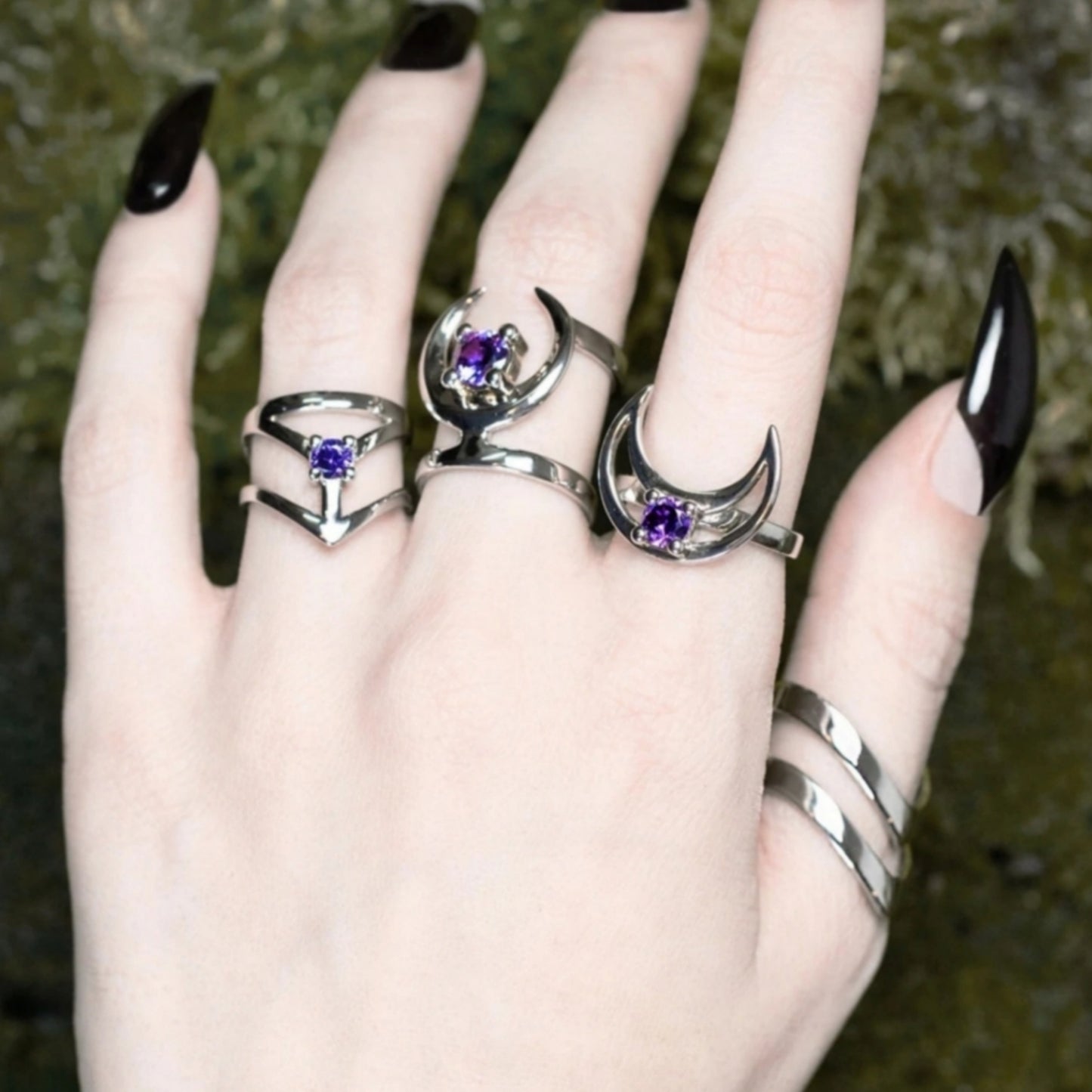 Mirror Stainless Steel Ring | Hunt Romantic Goth Witchy Silver - Rogue + Wolf - Rings