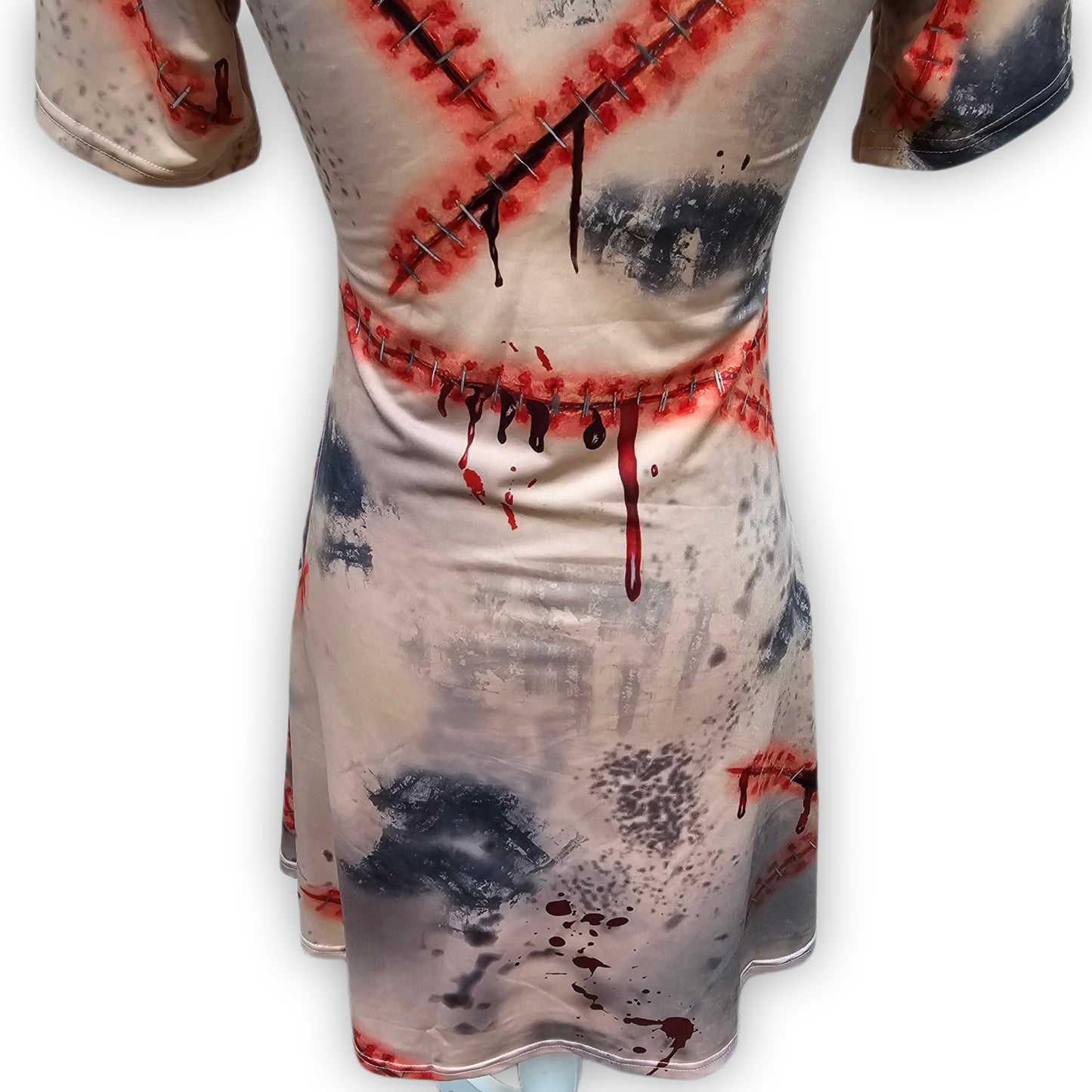 Zombie Stitch Dress | Horror High | Bloody Mini Dress - Trickz N Treatz - Dresses