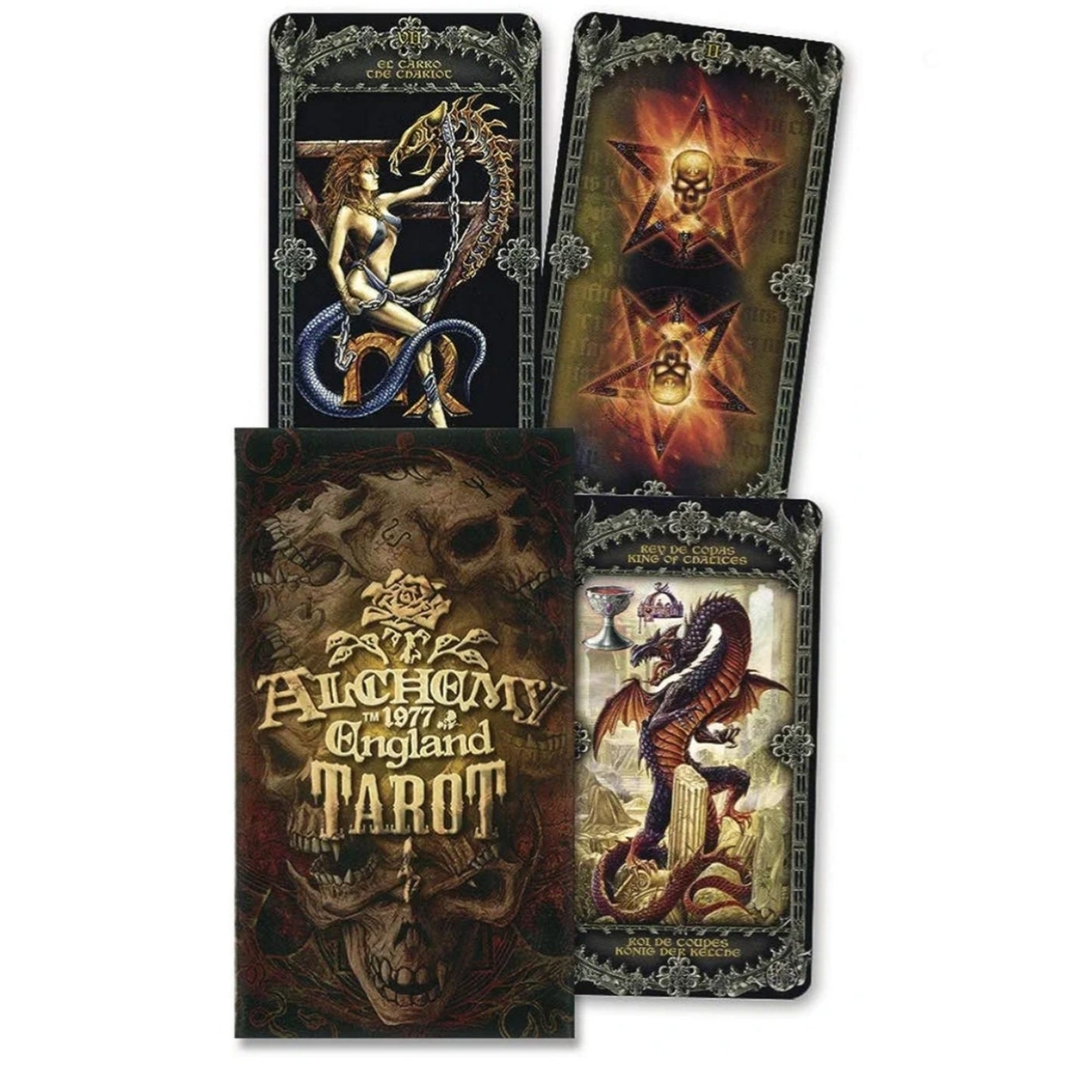 Gothic Tarot Card Set | Alchemy Imagery 78 Card Deck - Alchemy Gothic - Tarot Cards