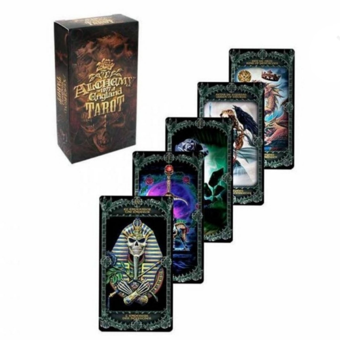 Gothic Tarot Card Set | Alchemy Imagery 78 Card Deck - Alchemy Gothic - Tarot Cards