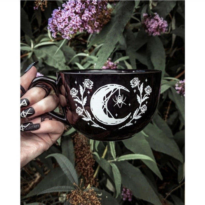 Black Widow Mug | What's Your Poison | Porcelain Gloss Finish - Rogue + Wolf - Cups