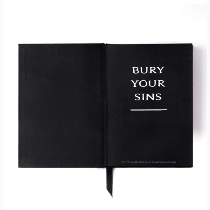 Sinbook | Hard Cover Illustrated Journal | 150 Pages Bury Your Sins - Rogue + Wolf - Journals