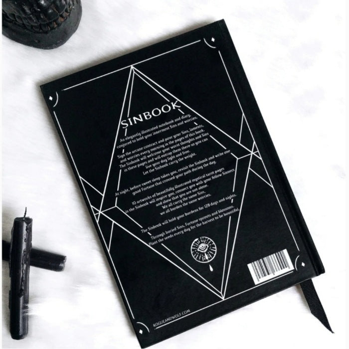 Sinbook | Hard Cover Illustrated Journal | 150 Pages Bury Your Sins - Rogue + Wolf - Journals