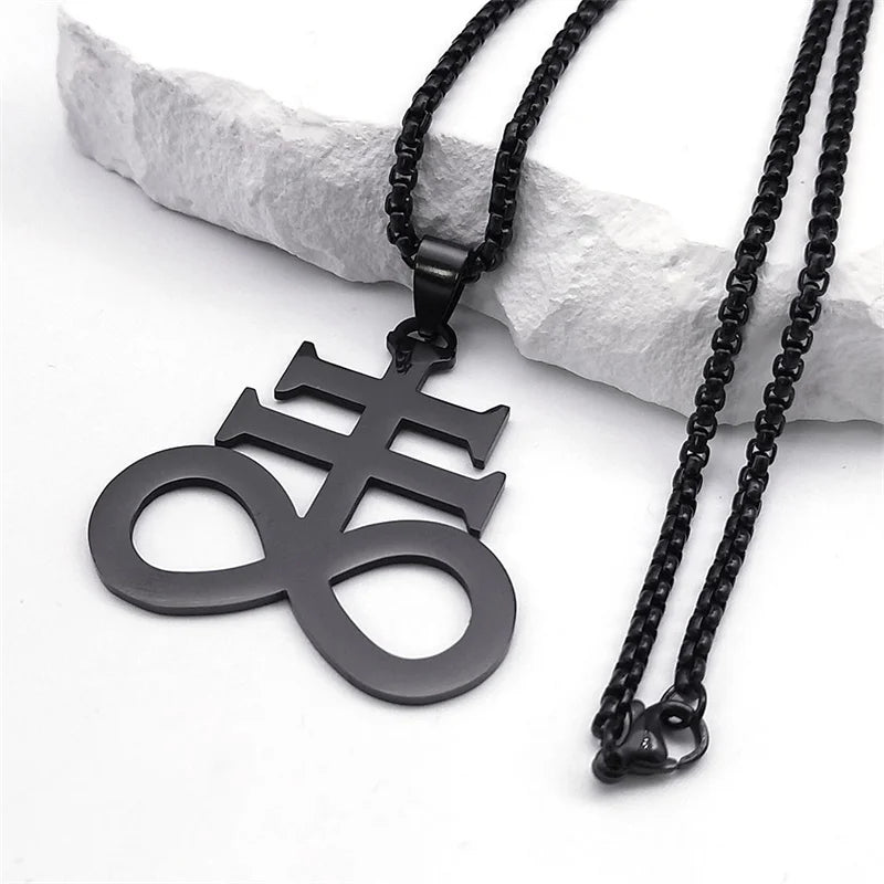 Shadow Crucible Occult Cross Necklace - A Gothic Universe - Necklaces