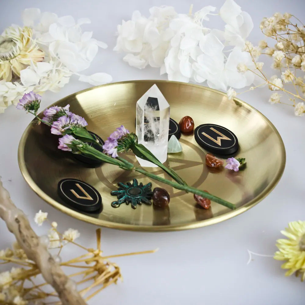 Witch's Sanctuary Altar Ritual Tray - A Gothic Universe - Alter Tools