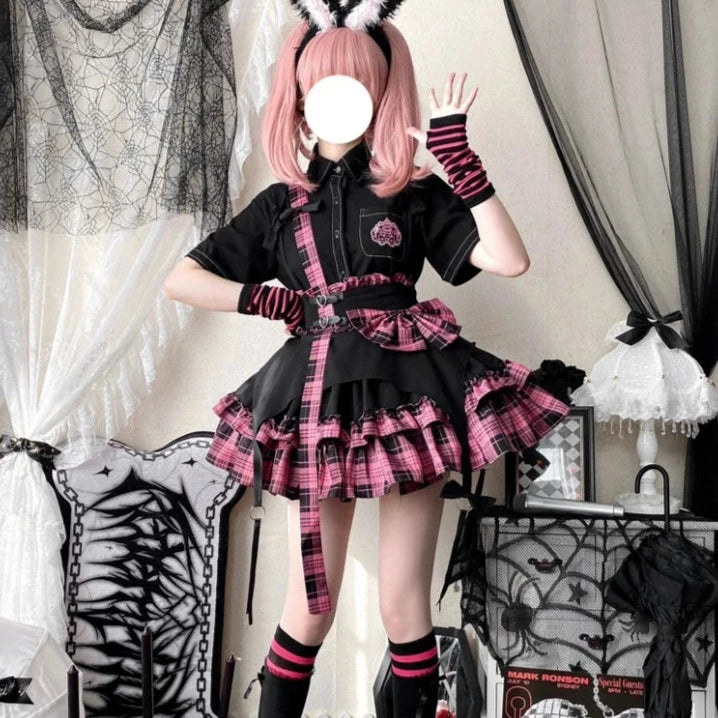 Midnight Serenade Lolita Mini Skirt | Dance in Darkness, Shine in Style - A Gothic Universe - Mini Skirts