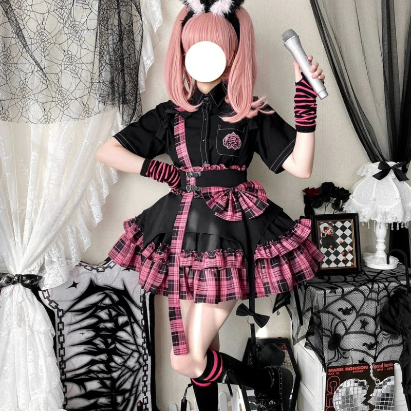 Midnight Serenade Lolita Mini Skirt | Dance in Darkness, Shine in Style - A Gothic Universe - Mini Skirts